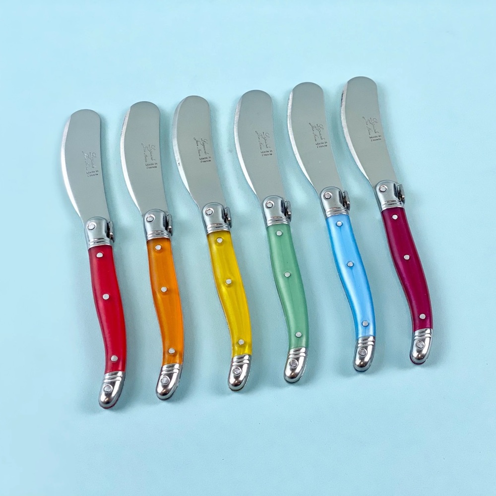 Lou Laguiole Mixed Traditional Spreaders, Set of 4